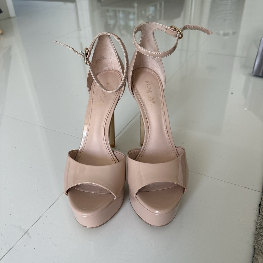 RACHEL ZOE Women's Margo Platform Sandal-Patent